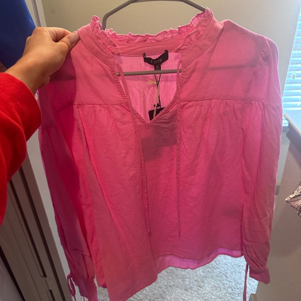 Pink blouse